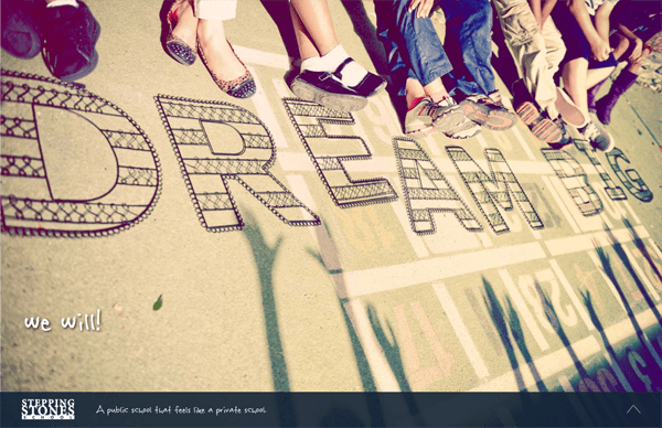 stepping stones dream big