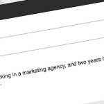 email from a marketing manager