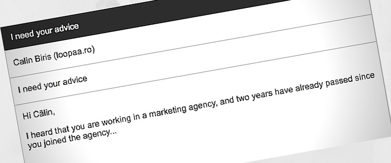 email from a marketing manager